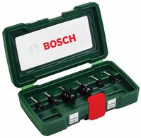 Bosch 2607019463 HM-Fräser-Set mit 8 mm Schaft, 6-teilig
