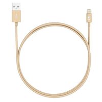 NALIA 1m (3.2ft) to USB Cable, Nylon Braided Sync Data Cable MFi Certified Phone Charging Cable compatible with Apple iPhone X XS-Max XR/ 8 8-Plus, 7-Plus , 6-s, 5 SE, iPad – Gold
