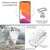 NALIA Mirror Hardcase compatible with iPhone 11 Pro, Slim Protective View Cover 9H Tempered Glass Case & Silicone Bumper, Shockproof Mobile Back Protector Phone Skin Coverage Si...