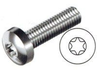 Linsenkopfschraube, TX, M5, Ø 9.5 mm, 10 mm, Edelstahl, ISO 14583