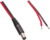 DC-Anschlusskabel, DC-Stecker gerade 1,1x3,5 mm, rot/schwarz, 1m