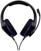 HyperX Cloud Stinger Core PS4 Headset Gamer Over Ear headset Vezetékes Fekete/kék Hangerő szabályozás, Mikrofon némítás