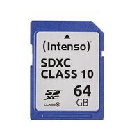 SDXC-Card 64GB, Class 10 3411490, 64 GB, SDXC, Class 10, 40 MB/s, Black