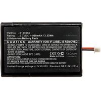 Battery 3.33Wh Li-ion 3.7V 900mAh Black for Cordless Phone 3.33Wh Li-ion 3.7V 900mAh Black for Bang & Olufsen Cordless Phone Beocom 5