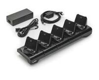 5-slot printer docking cradle, ZQ300 Series, INCL power supply and UK power cord Docking-Stationen für mobile Geräte