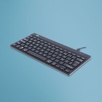 R-Go Compact Break Keyboard, AZERTY (FR), black, wired Billentyuzetek (külso)