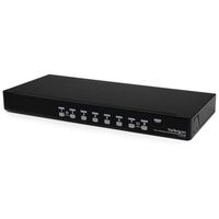 8 Port 1U Rackmount USB KVM , Switch with OSD 8 Port 1U ,