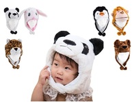 bonnet peluche animaux enfant mix