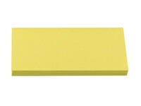 Staples Zelfklevend Notitieblok, 76 x 127 mm, Geel (pak 12 x 100 vel)