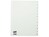 Staples Blanco tabblad, polypropyleen, 12-delig, A4, wit (set 12 vel)