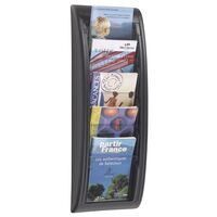 Wall mounted brochure racks