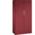 Armario de puertas batientes ASISTO, altura 1617 mm, anchura 800 mm, 3 baldas, rojo rubí / rojo rubí.