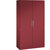 Armario de puertas batientes ASISTO, altura 1980 mm, anchura 1000 mm, 4 baldas, rojo rubí / rojo rubí.
