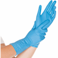 Nitril-Handschuh Super High Risk puderfrei M 30cm blau VE=50 Stück