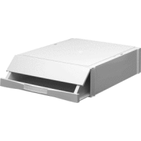 Stapelkassetten mit automatisch schließender Schublade 38,4x29,7x9cm grau