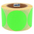Markierungspunkte Ø 75 mm, leuchtgrün, 500 runde Etiketten auf 1 Rolle/n, 3 Zoll (76,2 mm) Kern, Papierpunkte permanent, Verschlussetiketten