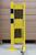 Scherengitter mit Sperrpfosten D60mm L bis 3600 mm gelb/schwarz