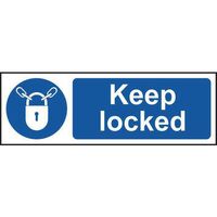 Keep Locked Sign