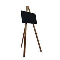 Chalkboard and easel - board size 397 x 600mm