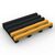 Vynagrip® heavy duty slip resistant PVC matting - Black with Yellow edge, per linear metre 1220mm width