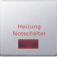 Wippe für Heizungs-Notschalter, aluminium, System M