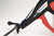 2-teiliger Befestigungsbinder Soft Grip mit Spreizanker für Rundlöcher 6,5 mm, schwarz / blau