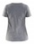 Damen T-Shirt grau melange - Rückansicht
