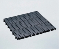 Fußmatten zum Abbau von elektrostatischer Ladung PVC | Abmessungen (B x L) mm: 300 x 300