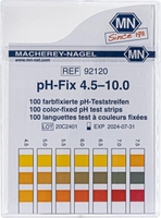 4,5 ... 10,0pH Bandelette spéciale pH Fix
