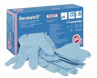 Rękawice jednorazowe KCL Dermatril® 740 nitrylowe bezpudrowe Rozmiar rękawic 7