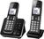PANASONIC KX-TGD622EB Cordless Phone - Twin Handsets, Black