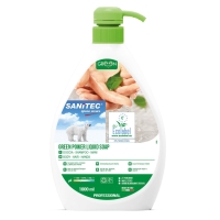 Sanitec Green Power folyekony szappan testre, hajra es kezre, 1000 ml