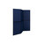 Bi-Office Showboard Exhibition System, Blue/Grey Loop Nylon, 6 Plastic Framed Panels, 90 x60 cm each