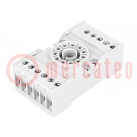 Socket; PIN: 11; 10A; 250VAC; op paneel,op DIN-rail; -40÷70°C; R15
