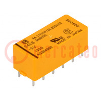 Relay: electromagnetic; 4PST; Ucoil: 5VDC; Icontacts max: 4A; 192mW