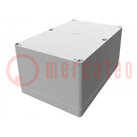 Enclosure: multipurpose; X: 160mm; Y: 240mm; Z: 120mm; 1554; grey