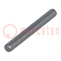 Cylindrical stud; A2 stainless steel; BN 684; Ø: 1.5mm; L: 12mm