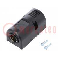 Car lighter socket; car lighter mini socket x1; 16A; black