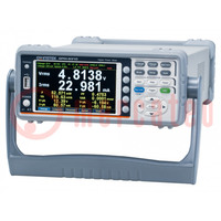 Multiméter: teljesítmény; LCD TFT 5"; True RMS; 30A; 600V; 30VA