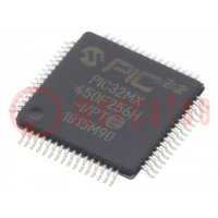IC: PIC mikrokontroller; 256kB; 2,3÷3,6VDC; SMD; TQFP64; PIC32