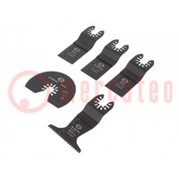 Saw blade set; for multitools; 5pcs.