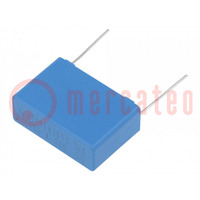 Capacitor: polyester; 10uF; 63VAC; 100VDC; 27.5mm; ±10%; -55÷125°C