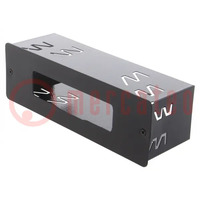 Mounting half frame for CB radio; President; with center hole