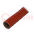 Insulating tube; fiberglass; brick red; -60÷250°C; Øint: 14mm