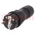 Connector: AC supply; male; plug; 2P+PE; 250VAC; 16A; for cable