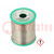 Soldering wire; Sn97Cu3; 0.8mm; 250g; lead free; reel; 230°C