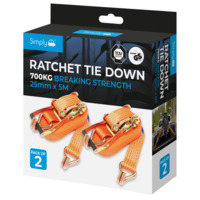 PK2 25MM*5M 700KG RATCHET TIE DOWN