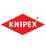 Knipex Lackabzieh-Pinzette geriffelt 125 mm