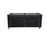 LIVING OUTDOOR - PLANT BOX 118X38X43 CM - WITH MOUNTABLE WHEELS - BLACK