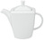 Kaffeekanne Melbourne mit Deckel; 360ml, 8.6x8.6x13.5 cm (LxBxH); weiß;